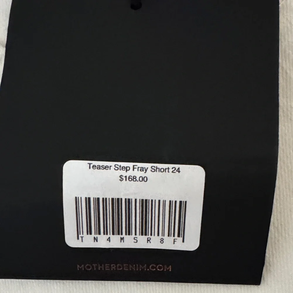 MOTHER Superior White Jean Shorts - Picture 4 of 4